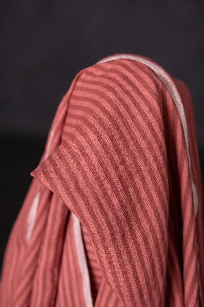 Merchant & Mills Pink Cloud Stripe Linen (per 1/2M)