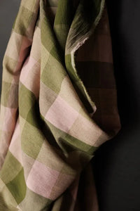 Merchant & Mills Vetiver Check Linen (per 1/2M)