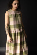 Merchant & Mills Vetiver Check Linen (per 1/2M)