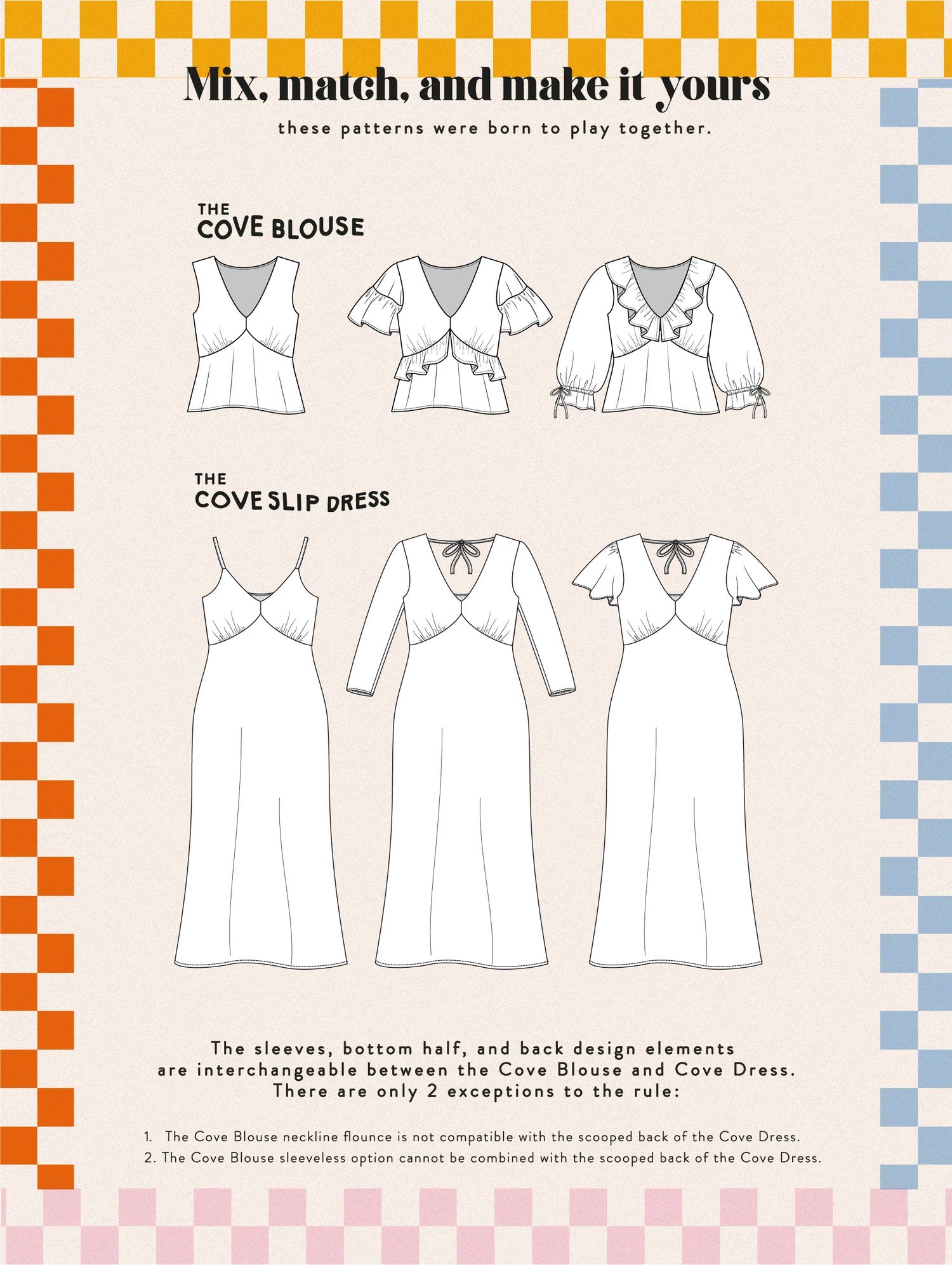 Les Perlines - The Cove Blouse - PDF Pattern