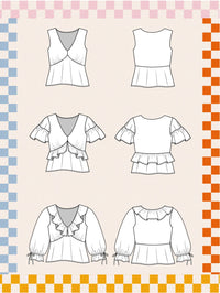 Les Perlines - The Cove Blouse - PDF Pattern