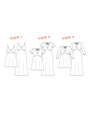 Les Perlines - The Cove Dress - PDF Pattern