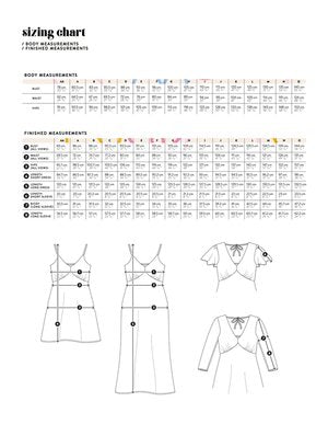 Les Perlines - The Cove Dress - PDF Pattern