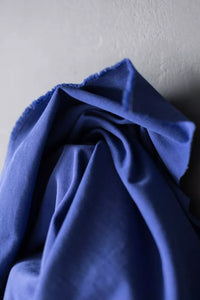 Merchant and Mills Prussian Blue 8oz. Organic Cotton Sanded Twill (per 1/2M)