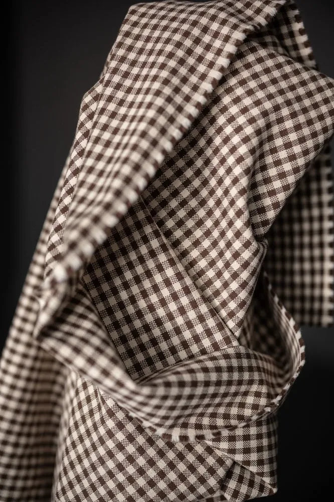 Merchant and Mills Wesley Gingham Heavy Recycled Cotton (per 1/2 M)