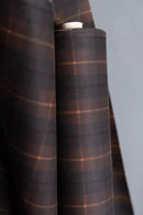 Merchant & Mills Hunter Brown Tartan Oilskin (per 1/2 M)