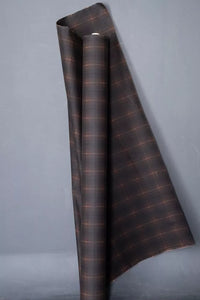 Merchant & Mills Hunter Brown Tartan Oilskin (per 1/2 M)