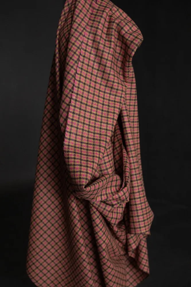 Merchant & Mills Raspberry Butterscotch British Wool Coating (per 1/2M)