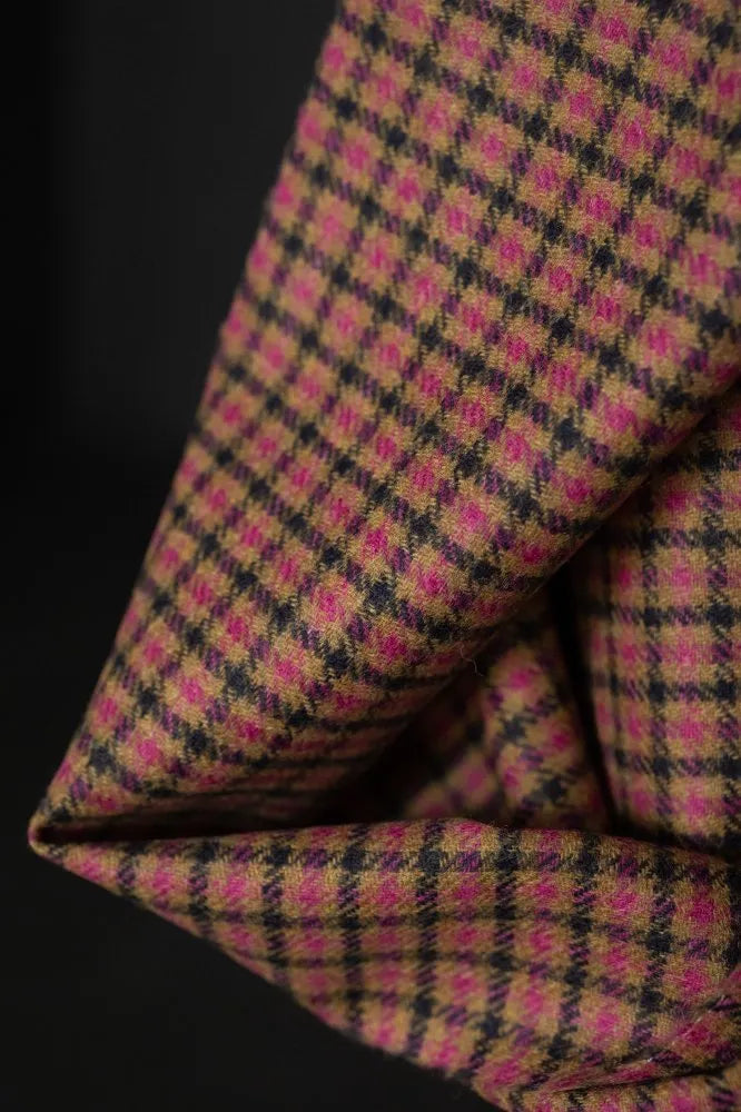 Merchant & Mills Raspberry Butterscotch British Wool Coating (per 1/2M)