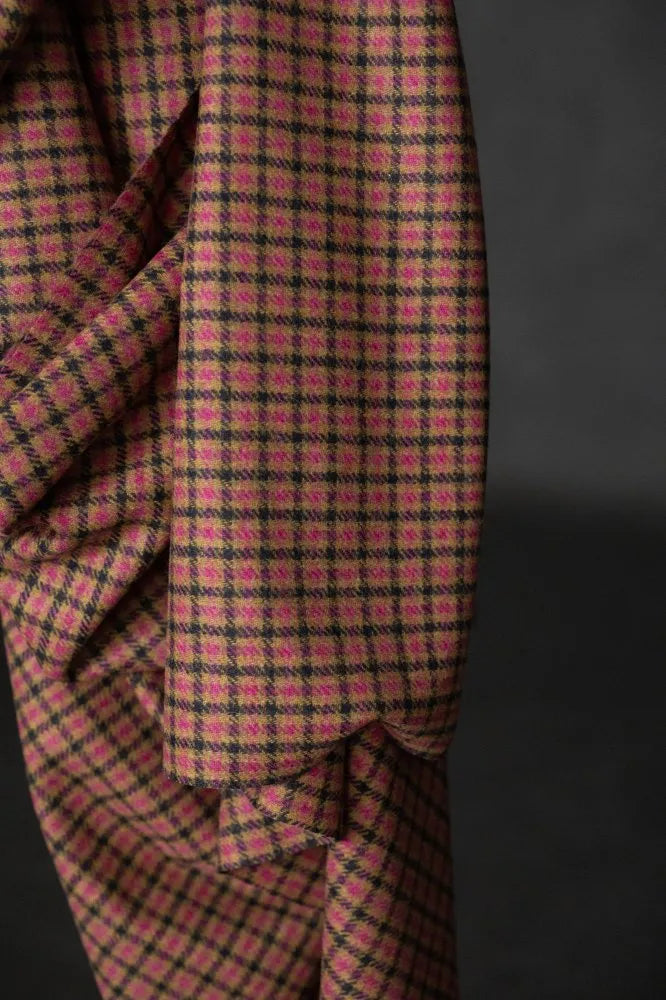 Merchant & Mills Raspberry Butterscotch British Wool Coating (per 1/2M)