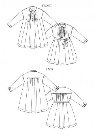 Merchant and Mills Cawley Smock - PDF Pattern