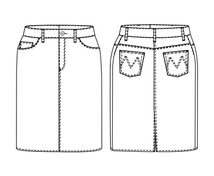 Merchant and Mills Clementine Skirt - PDF Pattern