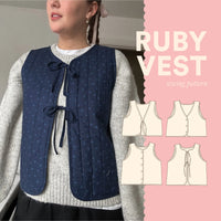 Syd Graham Patterns Ruby Vest - PDF Pattern