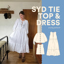 Syd Graham Patterns Syd Tie Top and Dress - PDF Pattern