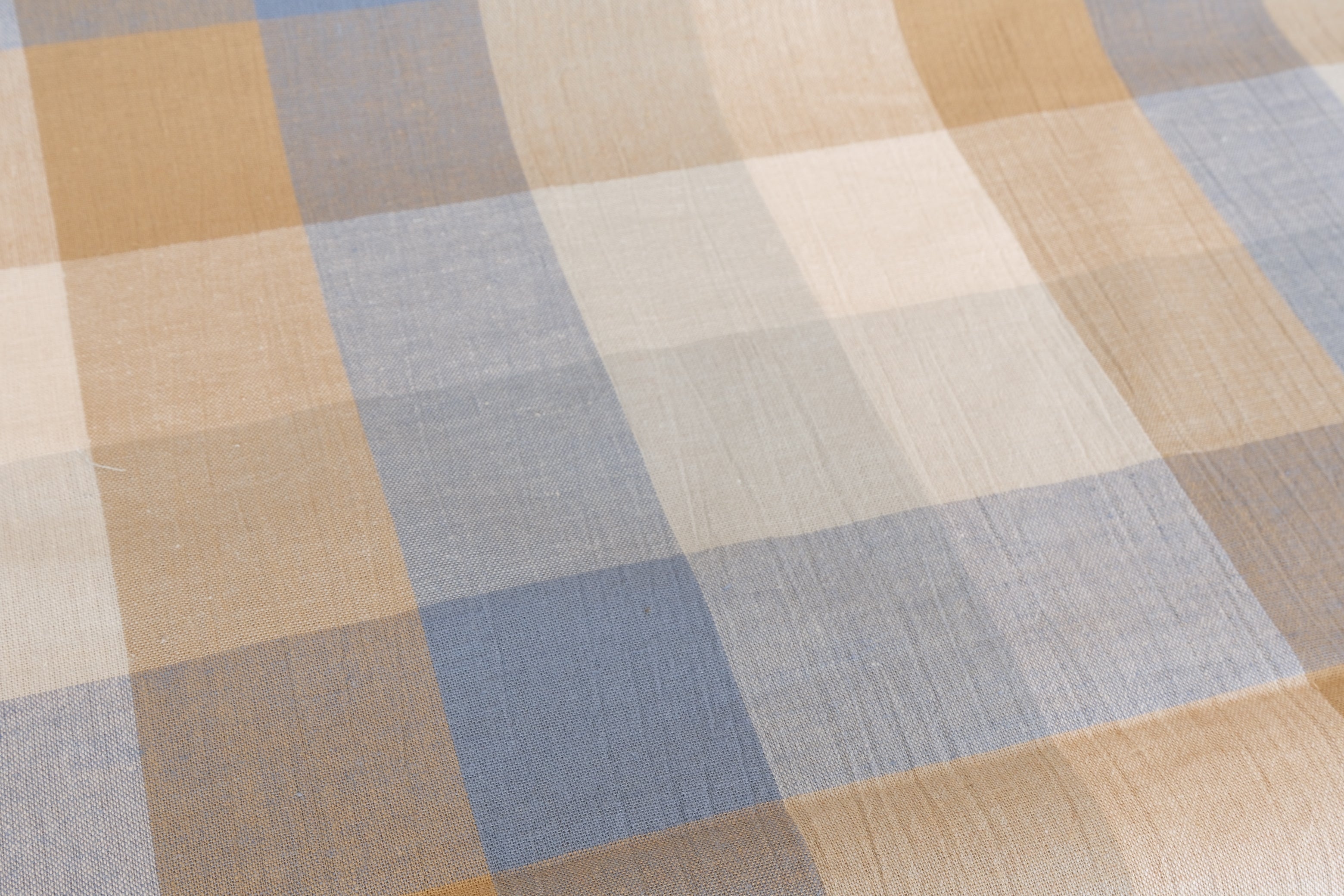 Cotton Ramie Linen Blend Yarn-Dyed Sheeting - per 1/2 M