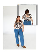 Les Perlines - The Dayscape Top  - PDF Pattern