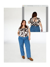 Les Perlines - The Dayscape Top  - PDF Pattern