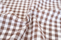 Linen & Cotton Blend Gingham (per 1/2M)