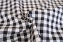 Linen & Cotton Blend Gingham (per 1/2M)