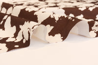 Cow Print Cotton Denim - per 1/2M