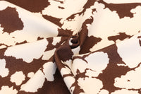 Cow Print Cotton Denim - per 1/2M