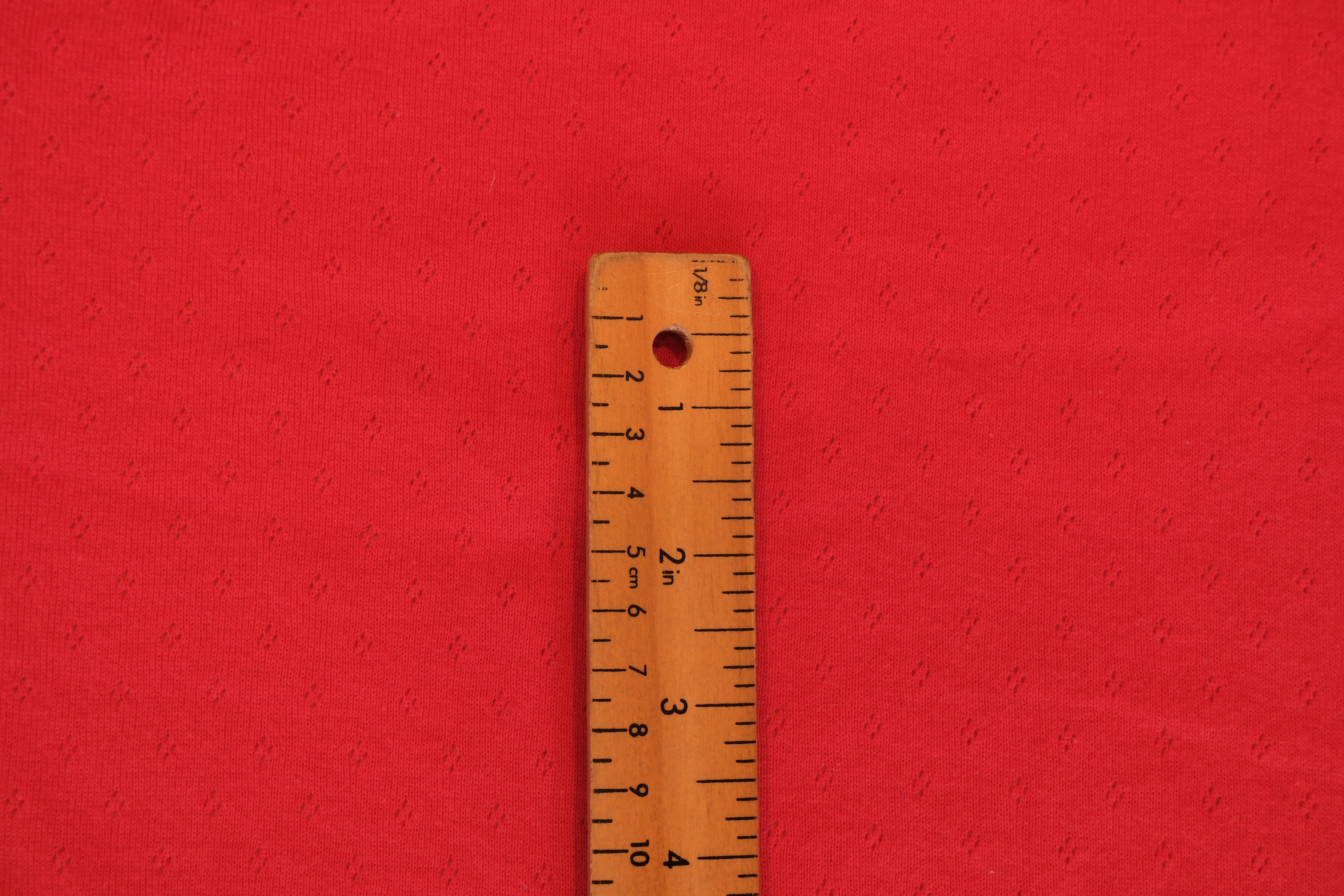 100% Cotton Pointelle (per 1/2M)