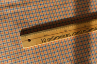 Deadstock Wool/Cotton Check (per 1/2M)