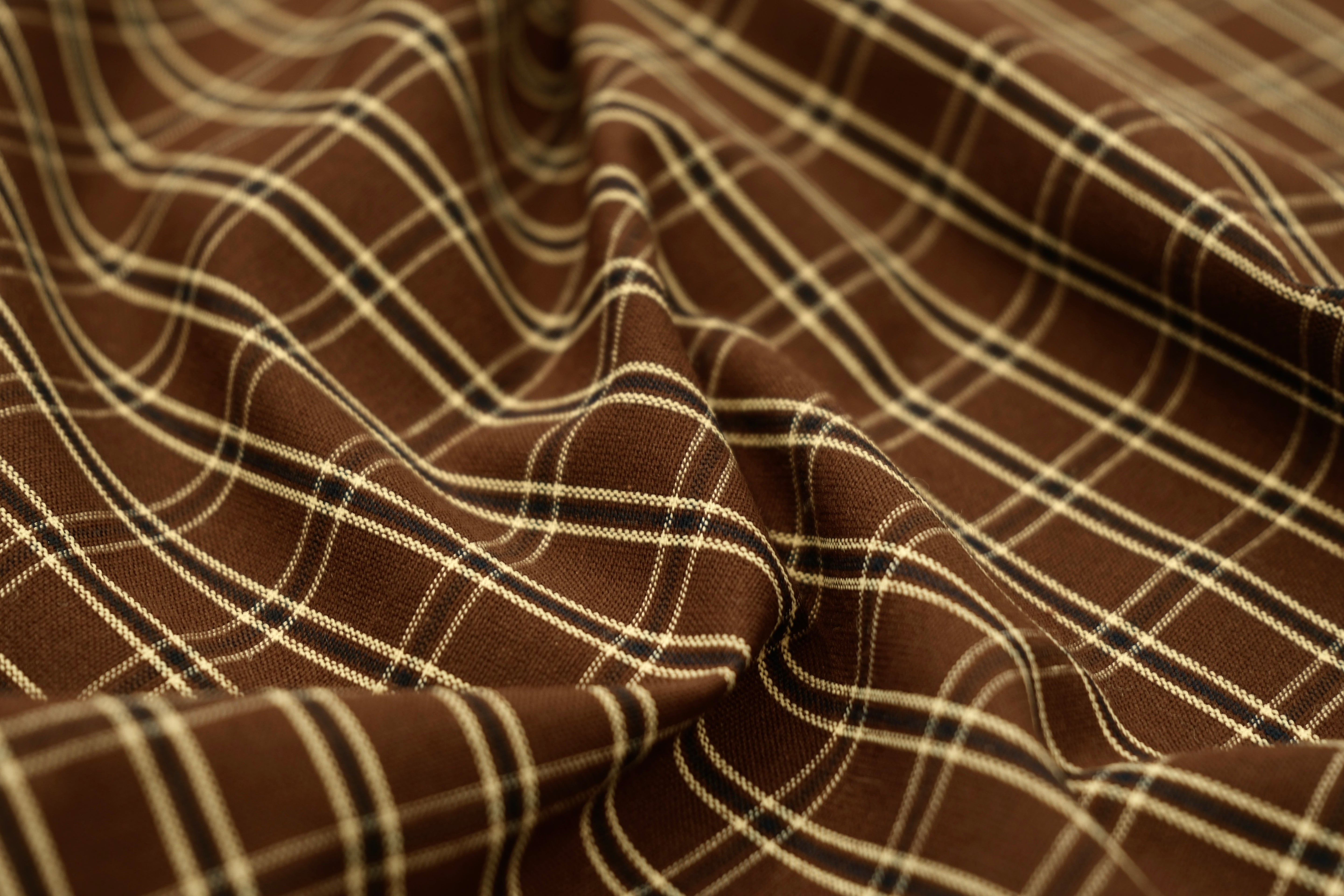 100% Cotton Plain Weave Check (Per 1/2 M)