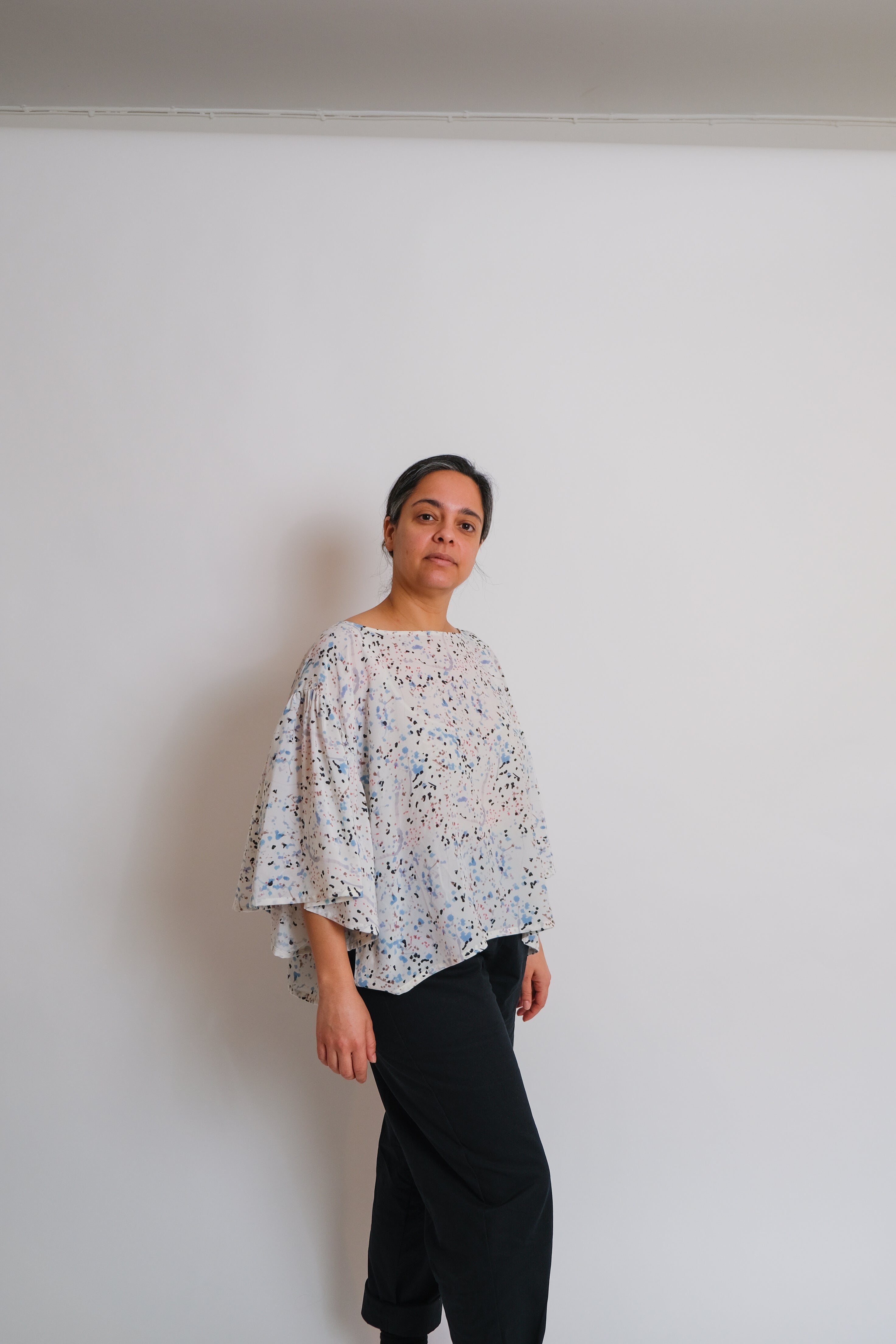 Birgitta Helmersson Zero Waste Frill Sleeve Top (PDF Sewing Pattern)