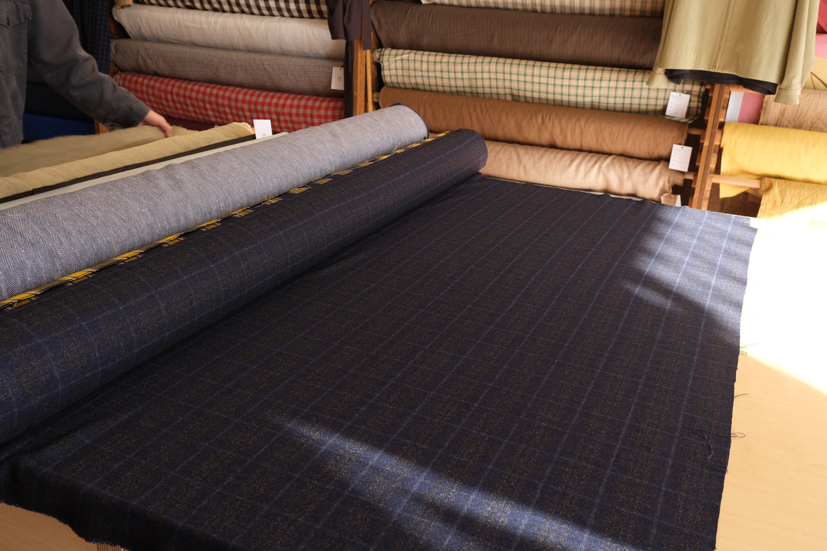 Deadstock Wool Blend Check (per 1/2 M)