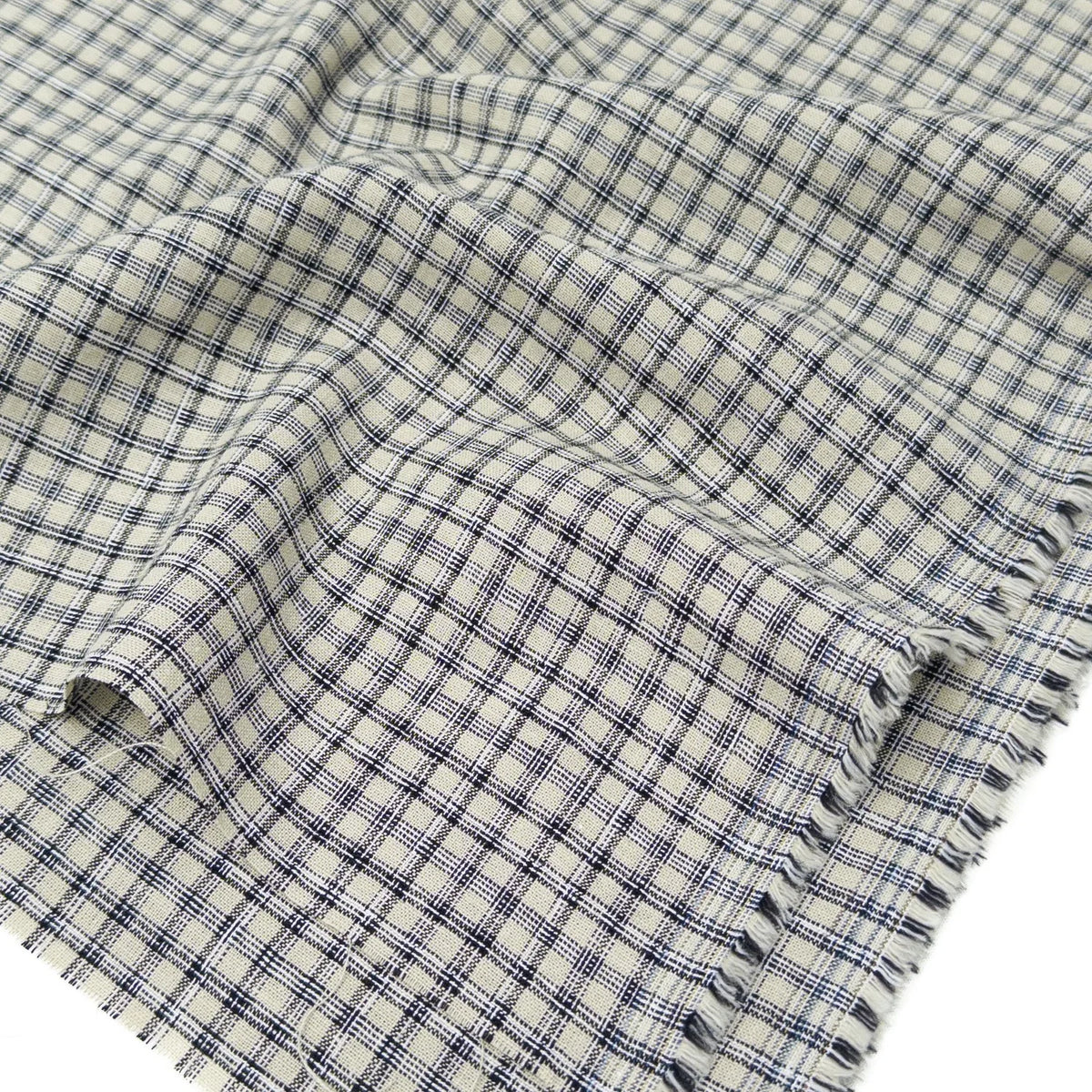 Chai Yarn-Dyed Cotton/Linen Check (per 1/2 M)