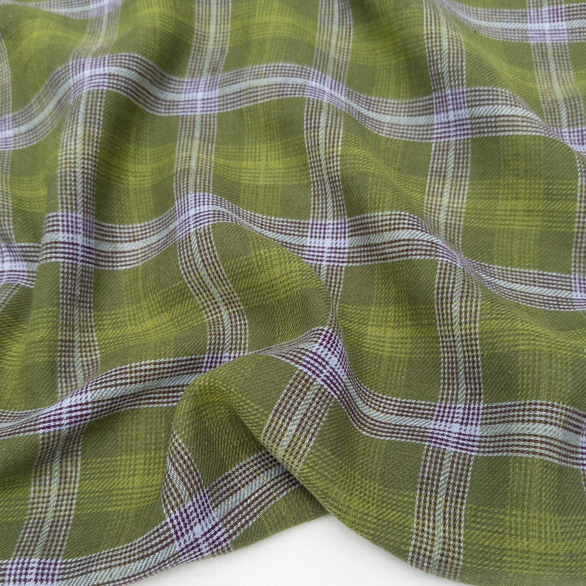 Meadow Yarn-Dyed Cotton/Linen Check (per 1/2 M)