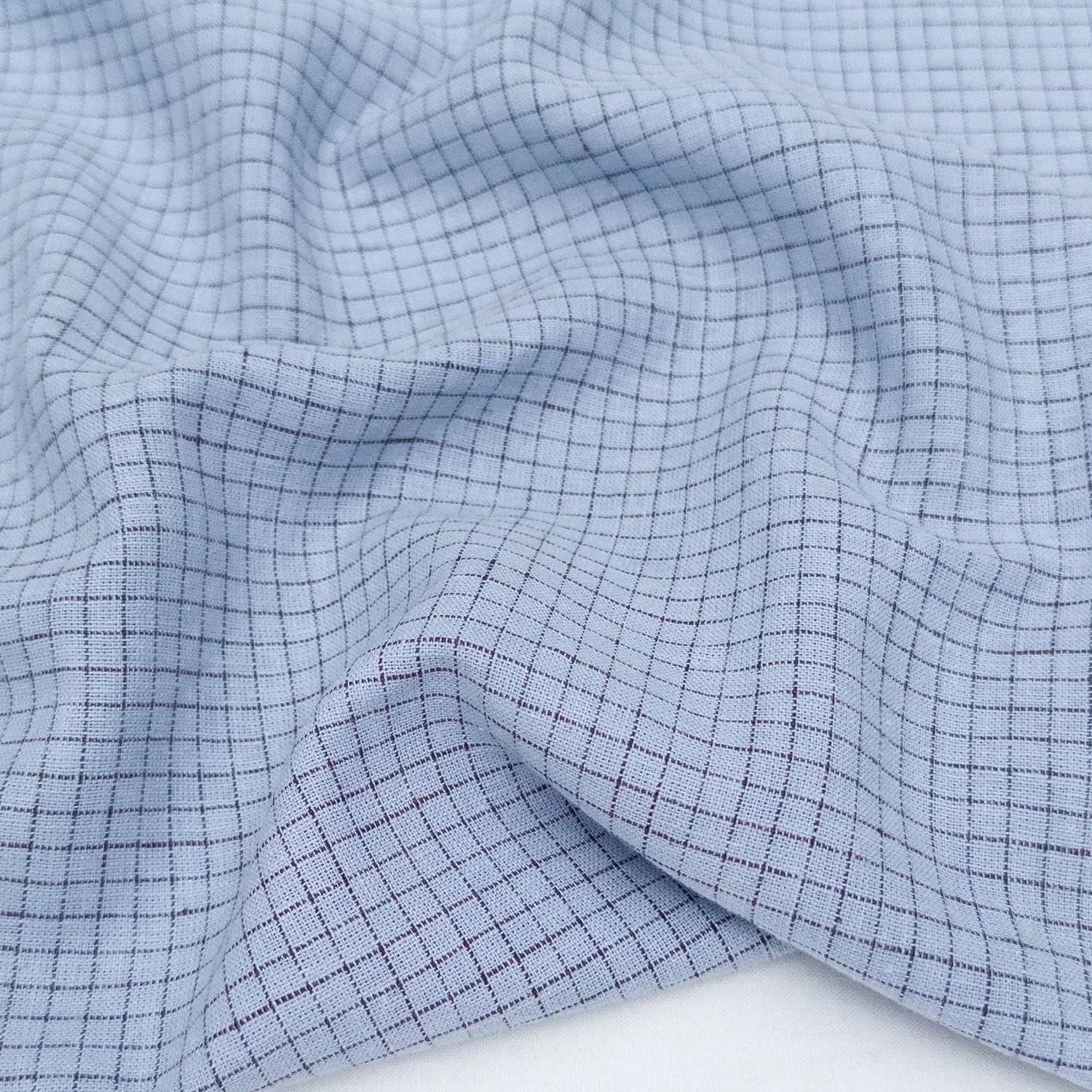 Mini Check Linen/Cotton Blend - Per 1/2 M