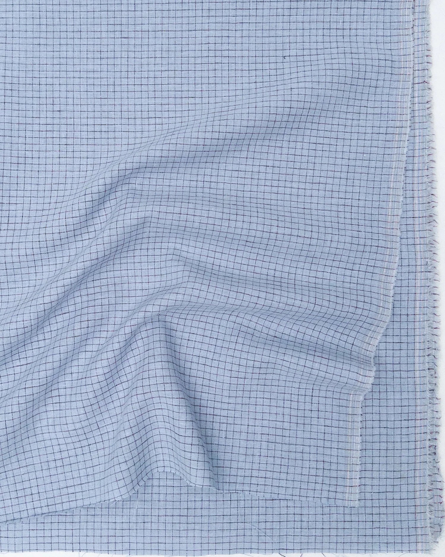 Mini Check Linen/Cotton Blend - Per 1/2 M