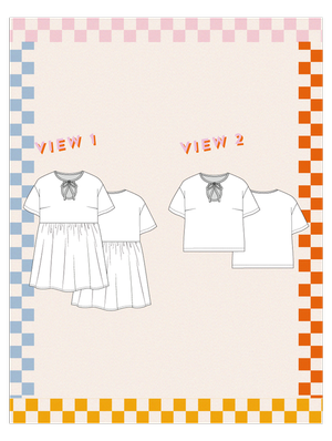 Les Perlines - The Evergreen Top + Dress - PDF Pattern