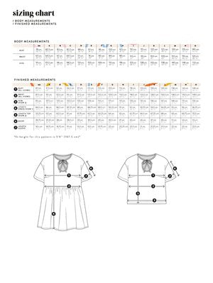 Les Perlines - The Evergreen Top + Dress - PDF Pattern