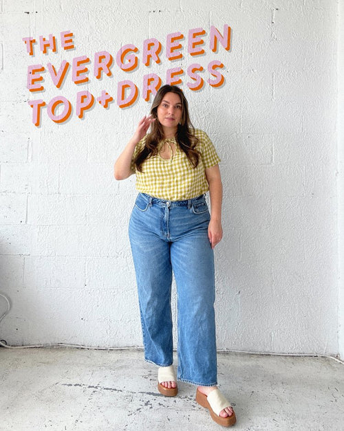 Les Perlines - The Evergreen Top + Dress - PDF Pattern