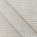 Mini Check Linen/Cotton Blend - Per 1/2 M