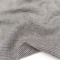 Mini Check Linen/Cotton Blend - Per 1/2 M