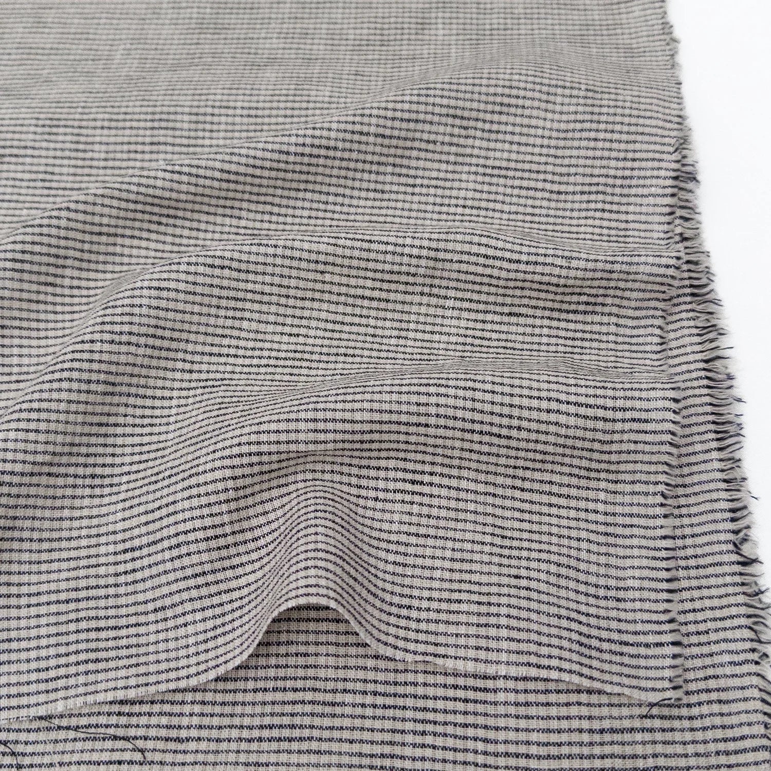 Mini Check Linen/Cotton Blend - Per 1/2 M