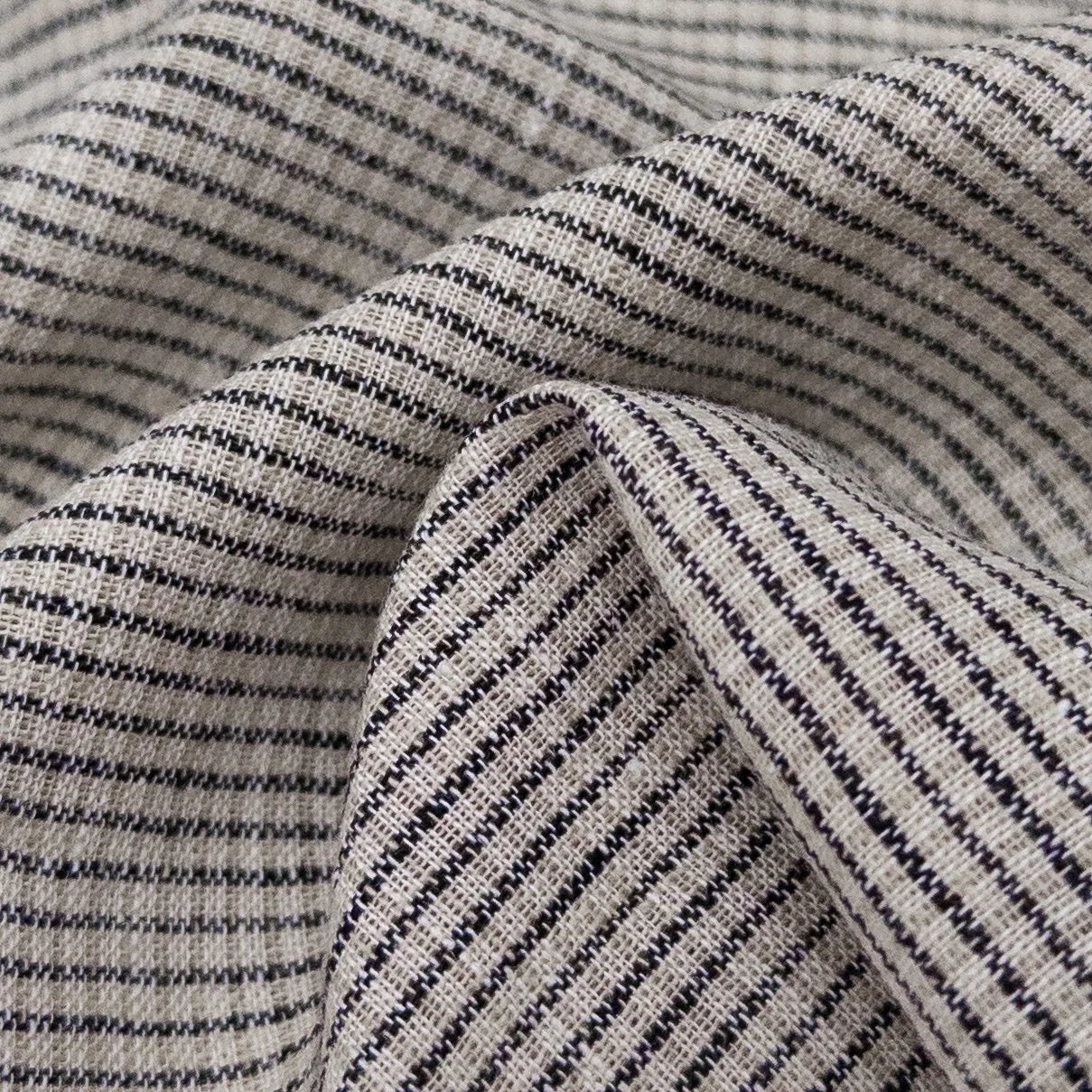 Mini Check Linen/Cotton Blend - Per 1/2 M