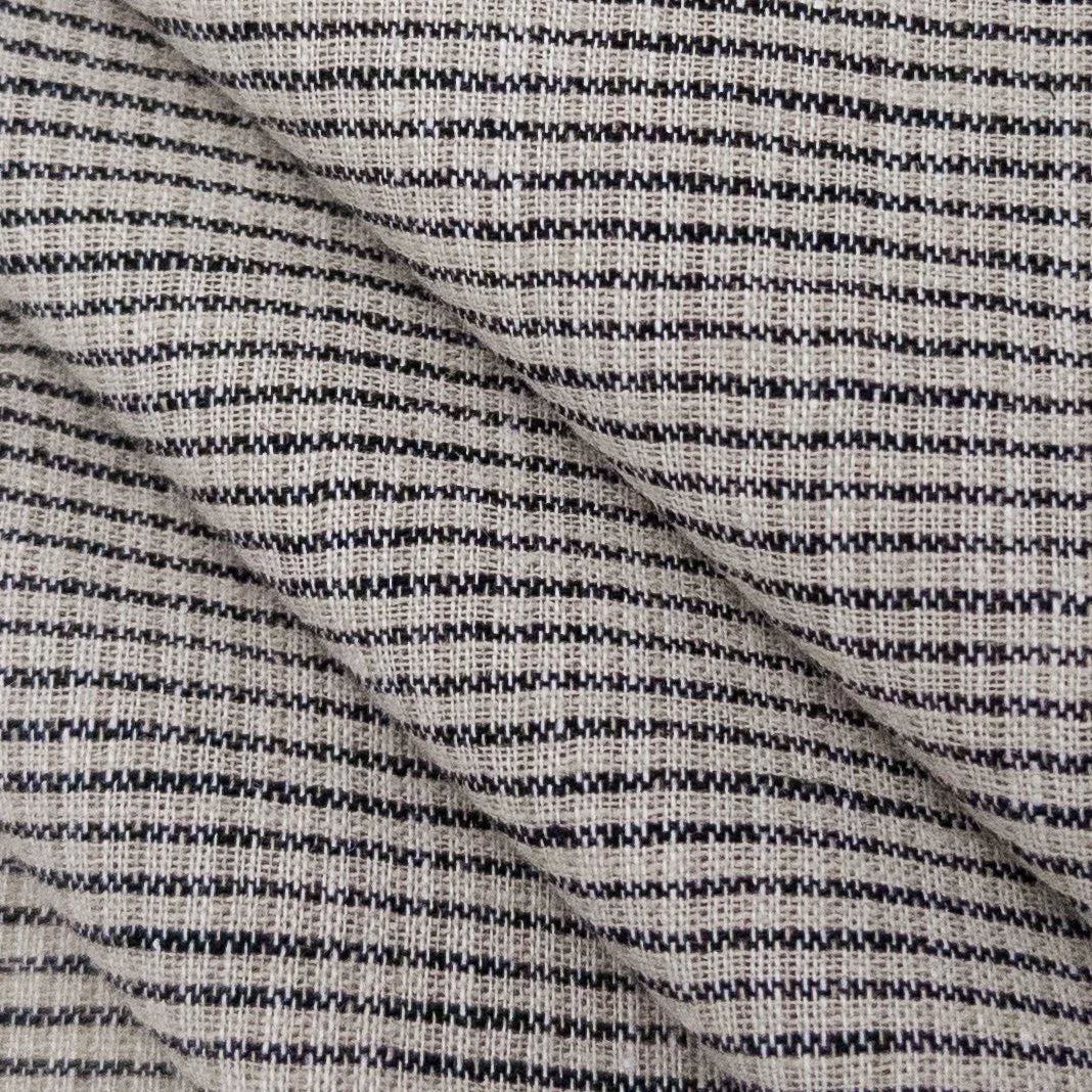 Mini Check Linen/Cotton Blend - Per 1/2 M