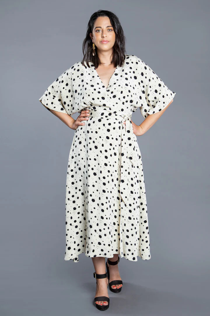 Closet Core Elodie Wrap Dress Dress (Paper Pattern)