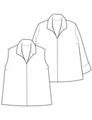 The Maker's Atelier Flared Shirt - PDF Pattern