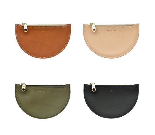 *Pre-Order until May 14* Leather Coin Purse Kit (no Toolkit) - Multiple Colours