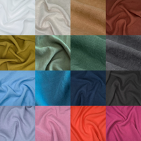 Solid Linen Fabric - Per 1/2 Metre (Multiple Colours)