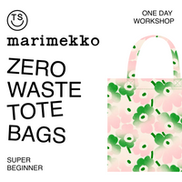 Super Beginner - Zero Waste Marimekko Tote Bags - Sunday, March 2nd