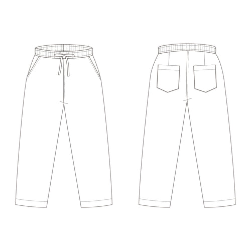 Elbe Textiles Fremantle Pants - Paper Sewing Pattern