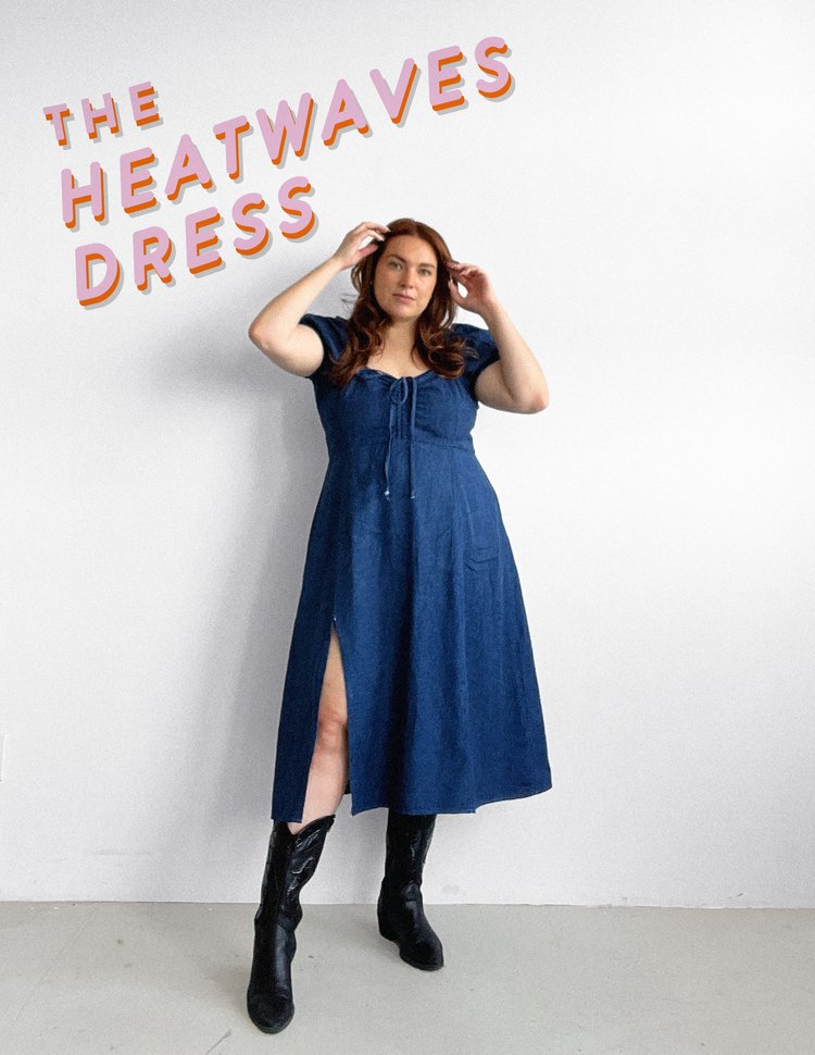Les Perlines - The Heatwaves Dress - PDF Pattern