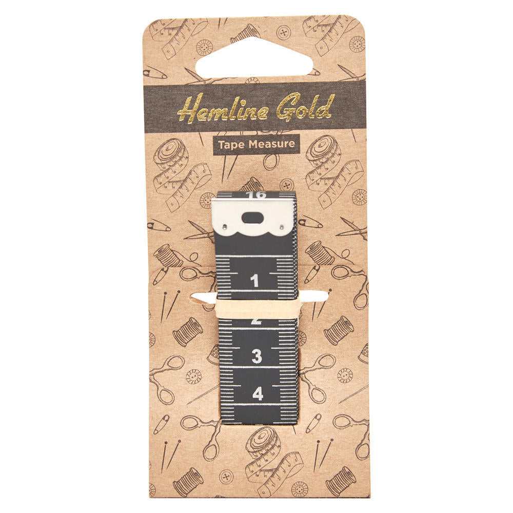 Hemline Gold Tape Measure - 150cm or 60"